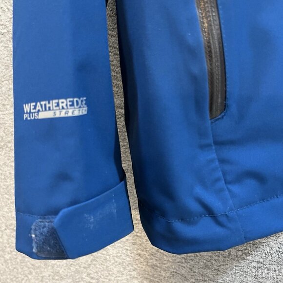 Eddie Bauer Weather Edge Plus Stretch Jacket Men's Small Blue Softshell - Picture 9 of 16